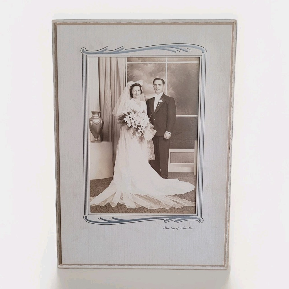 Vintage 1940s/50s Mid-Century‎ Modern Wedding Photography Original Studio Folder
